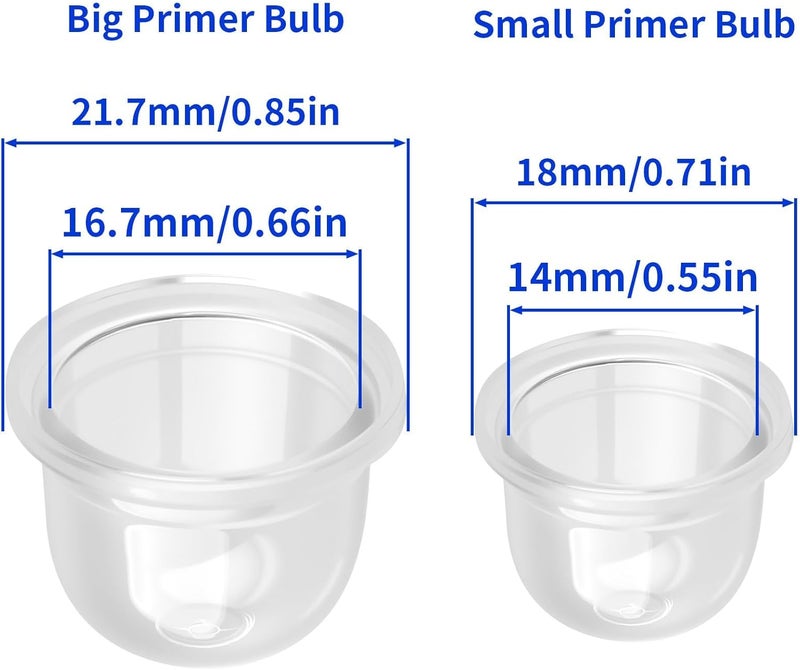 HUSWELL 0057003 188-12-1 Small Engine Primer Bulb Assortment for Zama Echo Homelite UT09526 12538108660 Poulan 530071835 Troy Bilt A01195A 0058001 Chainsaw SRM225 Trimer PB250 BG55 Blower Carburetor - Image 5